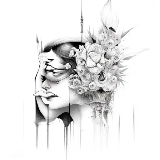 If pain is beauty, I'm a pretty bitch  tattoo design idea