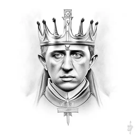 king Baldwin IV tattoo design idea