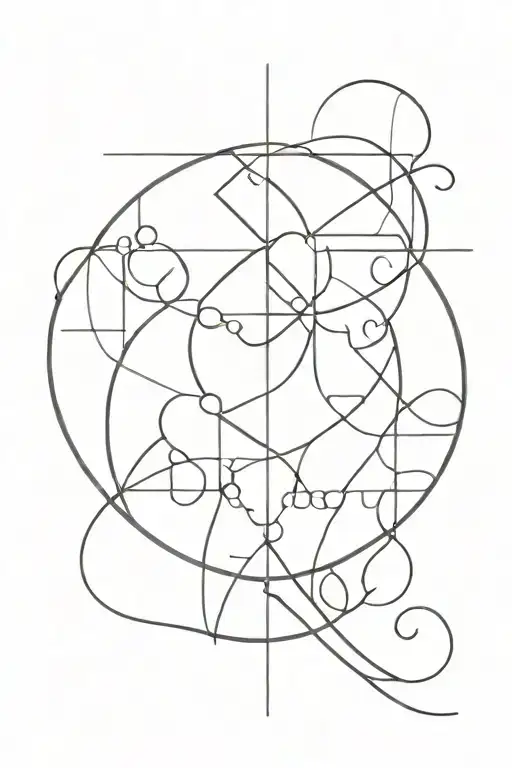 coded names hidden within tattoo design idea
