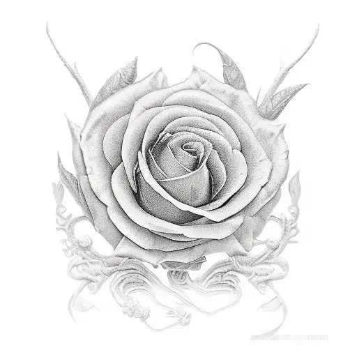 vegetable plants tattoo design idea