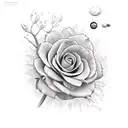 vegetable plants tattoo design idea