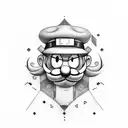 luigi  tattoo design idea