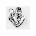 tattoo of Nikola jokic, Novak Djokovic and Nemanja Vidic all together tattoo design idea