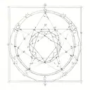 natal chart transformed tattoo design idea