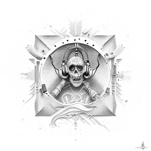 cover of music album eternal atake deluxe tattoo design idea