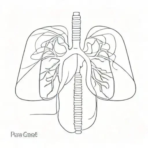 pneumothorax right lung tattoo design idea