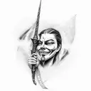 scarelett carson v for vendetta tattoo design idea