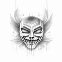 scarelett carson v for vendetta tattoo design idea