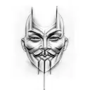 v for vendetta tattoo design idea
