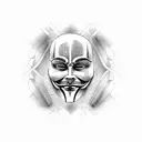 v for vendetta tattoo design idea