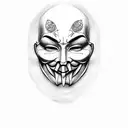 v for vendetta tattoo design idea