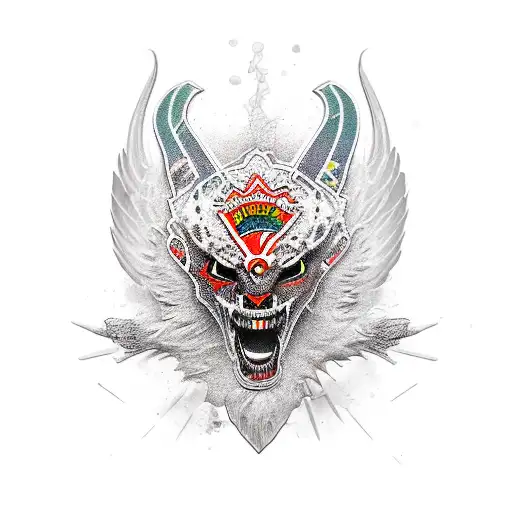 An MMA fighter who flies on the money  tattoo design idea