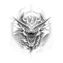 kaido dragon form tattoo design idea