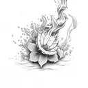 blunt with smoke and 420 at bottom tattoo design idea