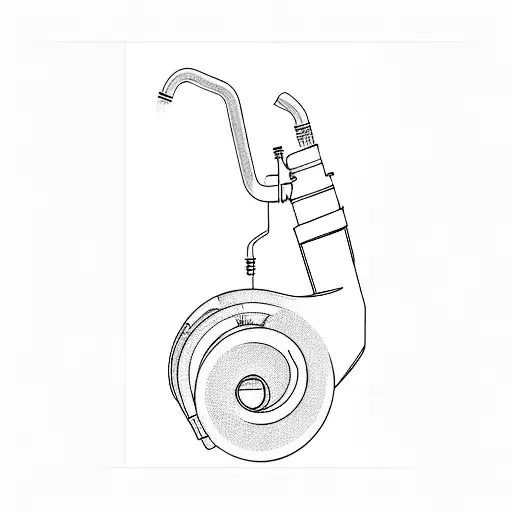 Turbocharger  tattoo design idea