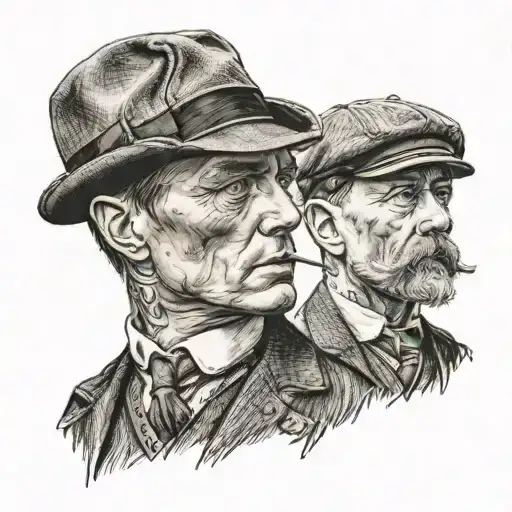 Peaky Blinders tattoo design idea