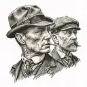 Peaky Blinders tattoo design idea
