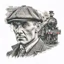 Peaky Blinders tattoo design idea