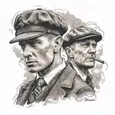 Peaky Blinders tattoo design idea