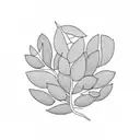 olive branch tattoo design idea