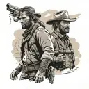 Red dead redemption 2 tattoo design idea