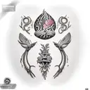 Daggered heart tattoo design idea