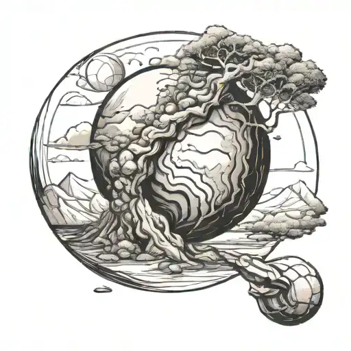 Sisyphus tattoo design idea