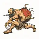 Sisyphus tattoo design idea