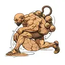 Sisyphus tattoo design idea