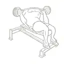 bench press tattoo design idea