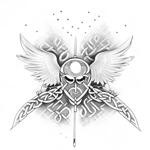 celtic band tattoo design idea