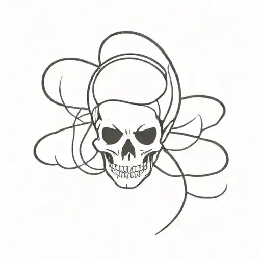 Memento mori memento vive tattoo design idea