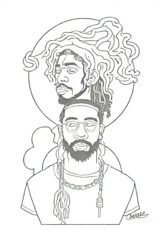 flatbush zombies tattoo design idea