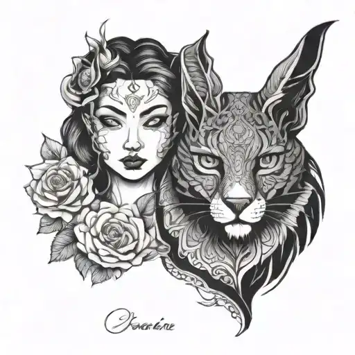 Oscar & Mirna tattoo design idea
