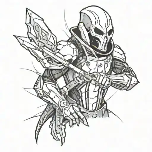 mass effect reaper tattoo design idea