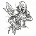 mass effect reaper tattoo design idea