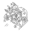 Semi Colon tattoo design idea