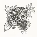 Dionysus tattoo design idea