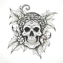 Dionysus tattoo design idea