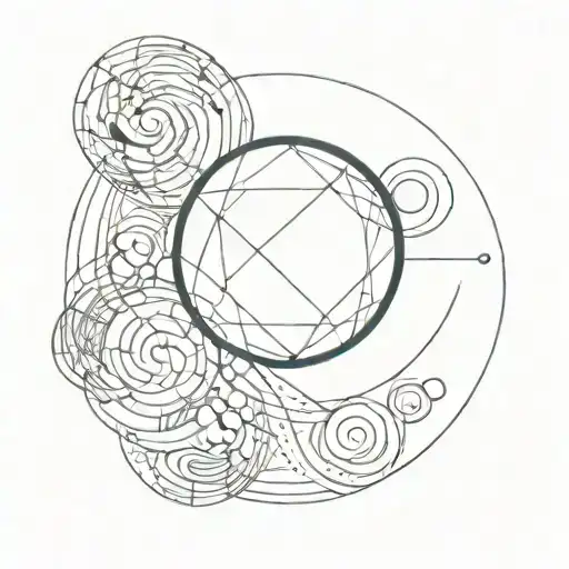 sphere of influence tattoo design idea