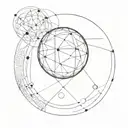 sphere of influence tattoo design idea