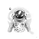 eevee spaceman tattoo design idea