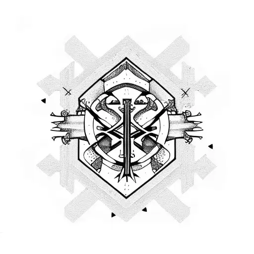 3 cross with scorpio and broken heart for female tattoo design idea