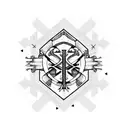 3 cross with scorpio and broken heart for female tattoo design idea