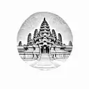 angkor wat tattoo design idea