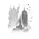 the dark tower tattoo design idea