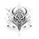 Create a tribal design inspired by viking style tattoos tattoo design idea