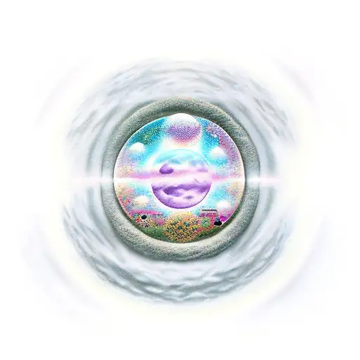 spiritual moon phases tattoo design idea