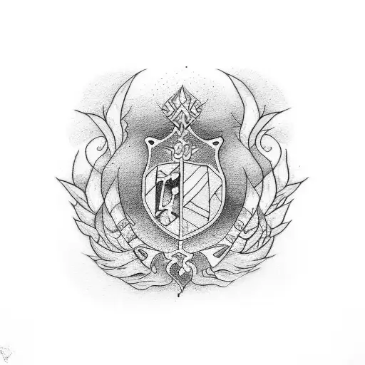 hogwarts tattoo design idea