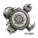 hardwork tattoo design idea